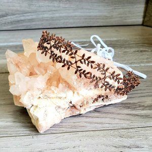 Acute Design Fern Leaf Ro.Gold Crown Headband NEW!